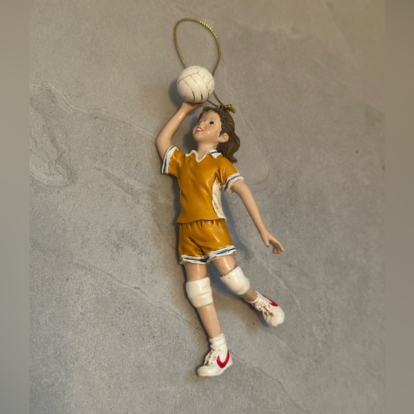 Other - Vintage Girl Volleyball Player Hanging Ornament